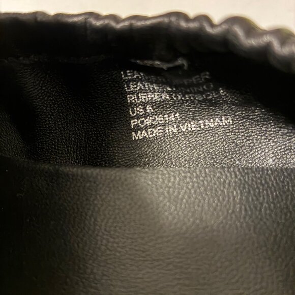 Quince Italian Leather Soft Loafer Flats Black Women’s Size 6 - Picture 8 of 8